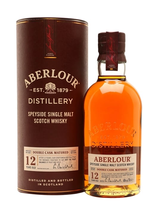 Aberlour 12 Year Old Double Cask / Gift Box Speyside Whisky