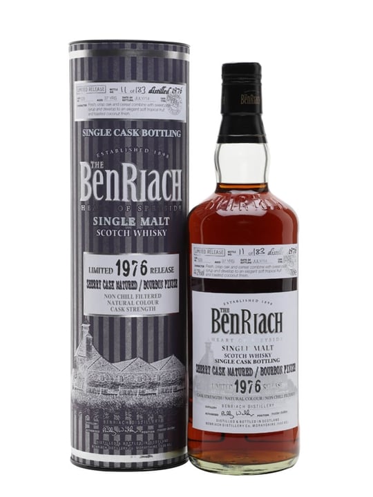 Benriach 1976 / 37 Year Old / Bourbon Finish Cask #529 Speyside Whisky