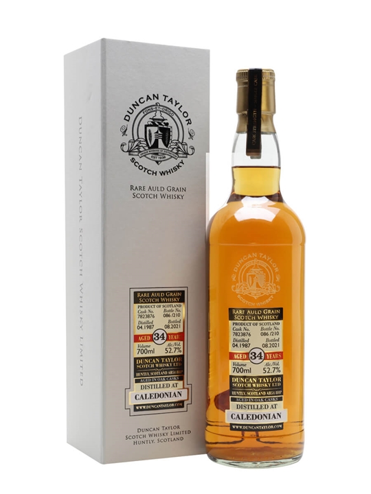 Caledonian 1987 Rare Auld / 34 Year Old / Duncan Taylor Grain Whisky