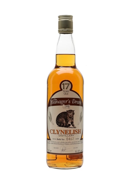 Clynelish 17 Year Old / Bot.1998 / Manager's Dram Highland Whisky