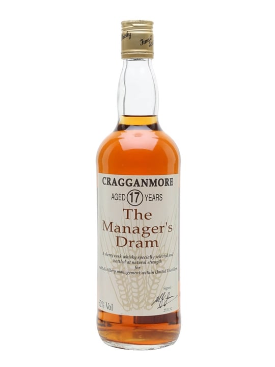 Cragganmore 17 Year Old / Manager's Dram Speyside Whisky