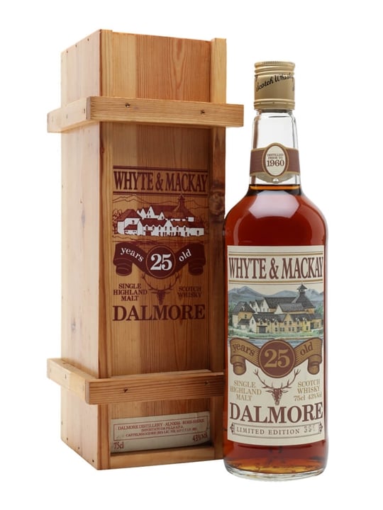 Dalmore 25 Year Old / Distilled Prior to 1960 / Bot.1980s Highland Whisky