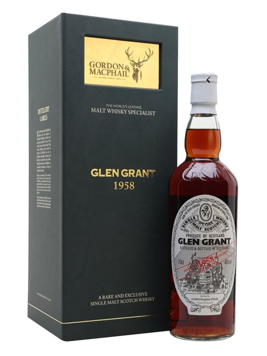 Glen Grant 1958 / 54 Year Old / Sherry Cask / Gordon & MacPhail Speyside Whisky