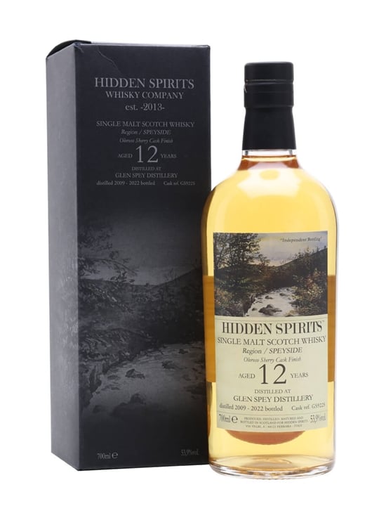 Glen Spey 2009 / 12 Year Old / Hidden Spirits Speyside Whisky