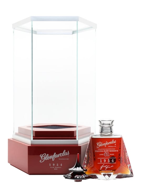 Glenfarclas 1954 / 62 Year Old / Pagoda Ruby Reserve Silver Speyside Whisky