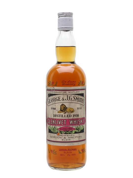 Glenlivet 1938 / Bot.1970s / Gordon & MacPhail Speyside Whisky
