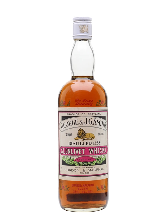 Glenlivet 1938 / Bot.1970s / Gordon & MacPhail Speyside Whisky