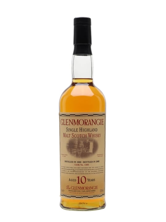 Glenmorangie 1992 / 10 Year Old / Bacardi Partnership Highland Whisky