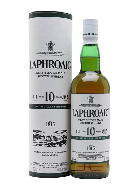 Laphroaig 10 Year Old / Cask Strength / Batch 013 / Bot.2021 Islay Whisky
