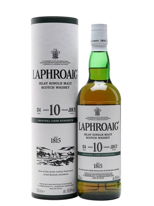 Laphroaig 10 Year Old / Cask Strength / Batch 014 / Bot.2021 Islay Whisky