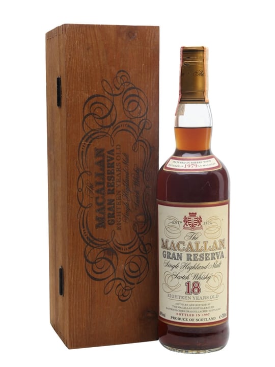 Macallan 1979 / 18 Year Old / Bot.1997 / Gran Reserva Speyside Whisky