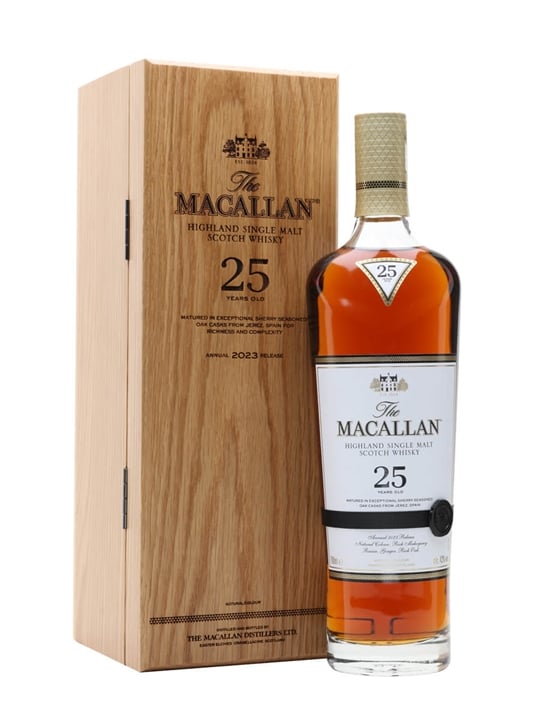Macallan 25 Year Old / Sherry Oak / 2023 Release Speyside Whisky