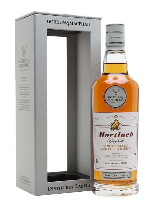 Mortlach 25 Year Old / G&M Distillery Labels Speyside Whisky