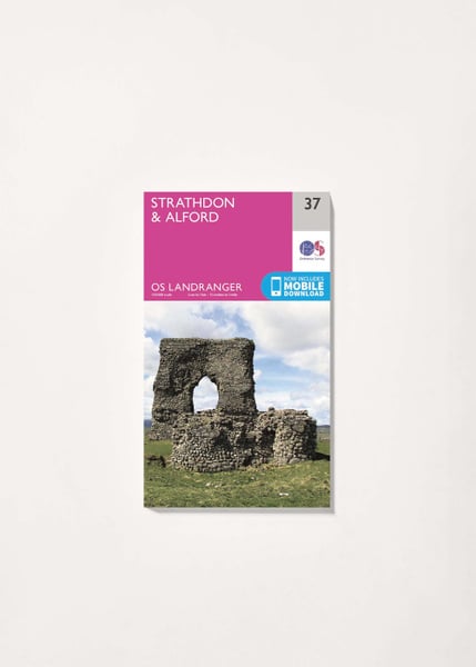 Ordnance Survey Strathdon & Alford - Landranger 37 Map