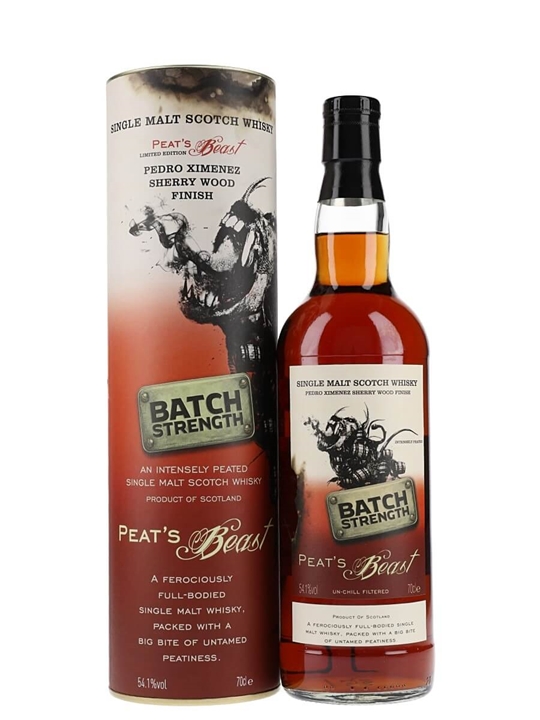 Peat's Beast Batch Strength / Pedro Ximenez Sherry Finish Single Whisky