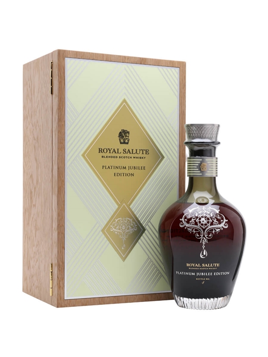 Royal Salute Platinum Jubilee / Richmond Brooch (Yellow) Blended Whisky