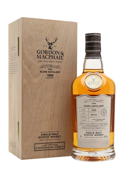 Scapa 1988 / 34 Year Old / Cask #10586 / Connoisseurs Choice Island Whisky