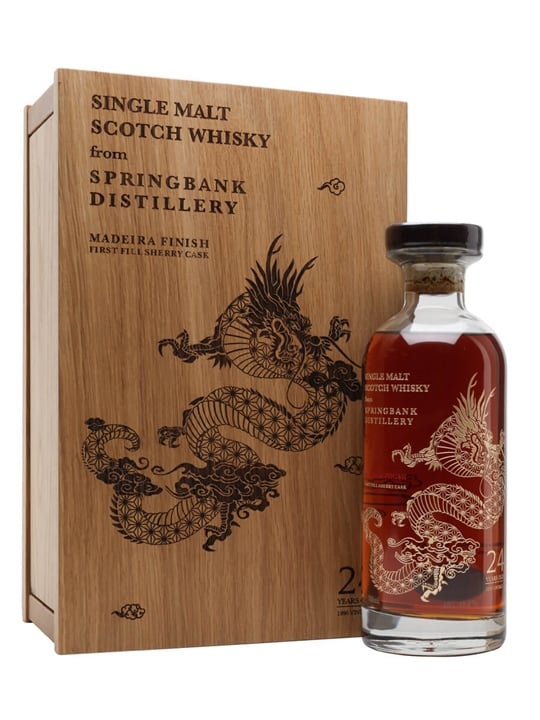 Springbank 1996 / 24 Year Old / Sherry & Madeira Casks /East Asia Asanoha Dragon Campbeltown Whisky