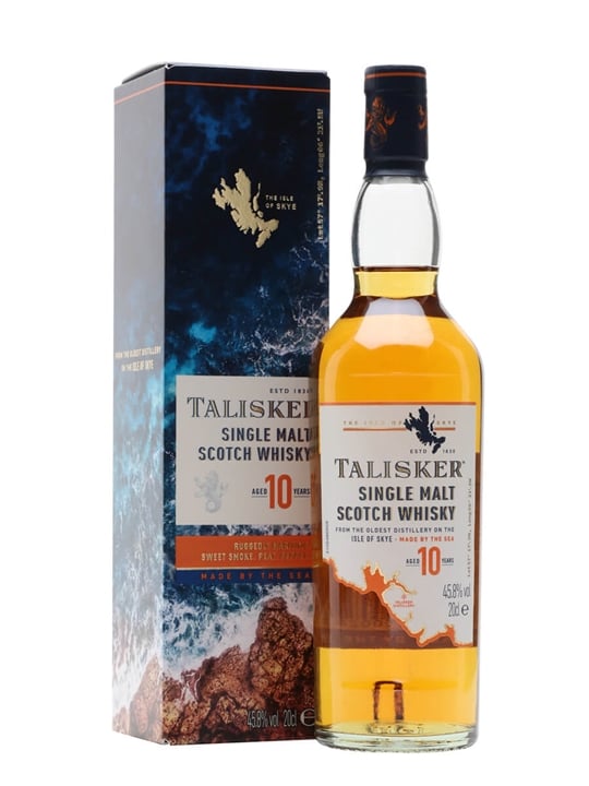 Talisker 10 Year Old / Small Bottle Island Single Malt Scotch Whisky