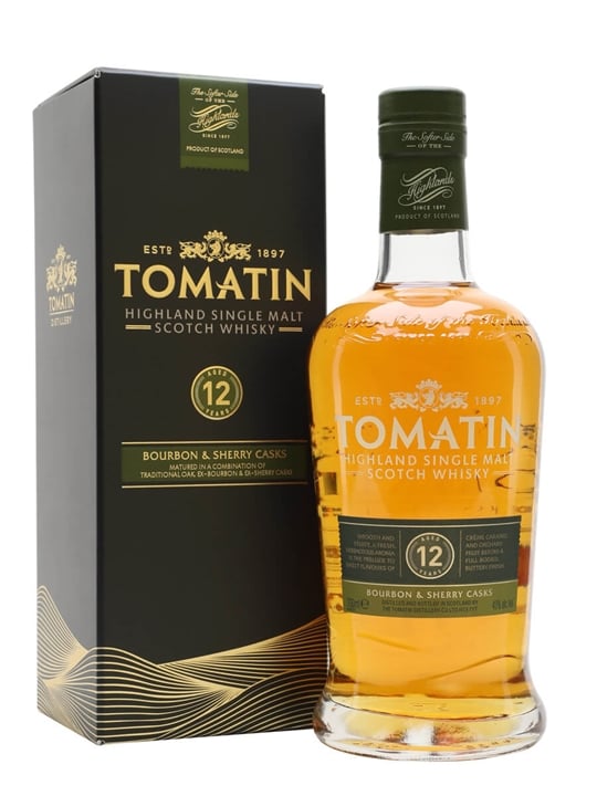 Tomatin 12 Year Old / Bourbon & Sherry Casks Highland Whisky