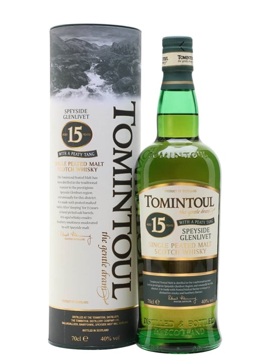 Tomintoul 15 Year Old With a Peaty Tang Speyside Whisky